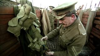 Redcoats films Living in a WW1 trench [upl. by Eemak]