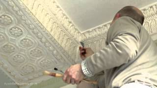 Ornate Plaster Restoration  Ryedale Plasterers Limited [upl. by Redyr]