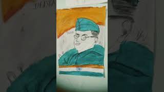 Subhash Chandra Bose drawing [upl. by Ardna]