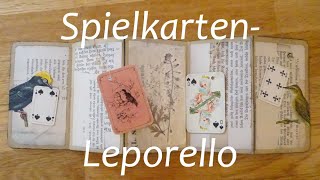 Leporello aus Spielkarten  einfach schnell amp hübsch [upl. by Fishback]