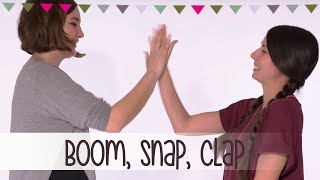 Boom Snap Clap  Klatschspiele Anleitung Kinderlieder [upl. by Syst67]