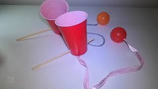 How to make cup the ball gameParty games｜cup the ball game  Cup the Ball  Wow Paper Crafts [upl. by Nnyloj]