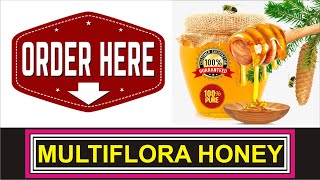 Multiflora Honey  Raw Honey  Wild Honey Multiflora Honey  Natural Honey [upl. by Nhor435]