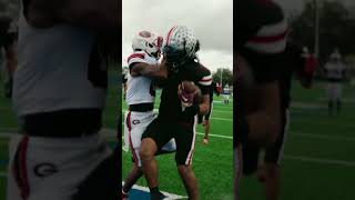 “Go back to yo sideline lil ahh boy “ 🔥🔥 hits footballshorts celly disrespectful menace [upl. by Thibault44]