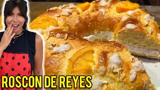 👑ROSCON DE REYES Receta Facil Con Masa Casera [upl. by Helms]