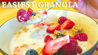 THE EASIEST GRANOLA  FORKS OVER KNIVES RECIPE [upl. by Lower]