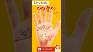 Palmistry I Shorts 030 Jathakam in Telugu chethi hasta rekhalu jyothisham Astrology Palm reading [upl. by Kumar]