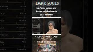 La creación de personajes de Dark Souls es joya darksouls gaming souls [upl. by Steen656]