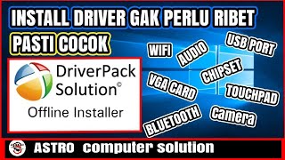 INSTALL DRIVER MENGGUNAKAN DRIVER PACK SOLUTION WINDOWS 7810 [upl. by Akeryt]