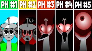 Sprunki Mix Phase 1 VS Phase 2 VS Phase 3 VS Phase 4 VS Phase 5 Incredibox  Sprunki [upl. by Naitsirt]