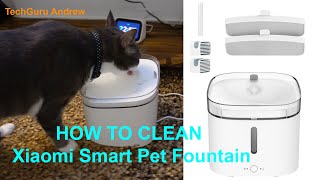 Xiaomi Smart Pet Fountain HOW TO CLEAN [upl. by Maryann]