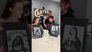 Mona Lisa Challenge ​⁠EmilyFitzGeraldYT  magic Magician Challenge Prank ￼ [upl. by Ahsienauq]