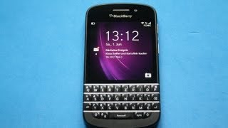 BlackBerry Q10  Full Review deutsch [upl. by Aitnic394]