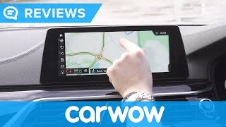 BMW 5 Series 2018 iDrive infotainment and interior review  Mat Watson Reviews [upl. by Nosiram]