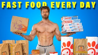 I Tried Getting Lean By Eating Fast Food Only Heres What Happened [upl. by Salohcin]