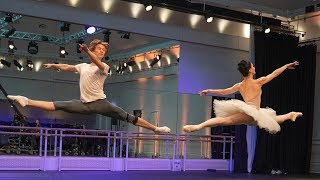 The Royal Ballet rehearse La Bayadère – World Ballet Day 2018 Takada Osipova Muntagirov [upl. by Enaywd]