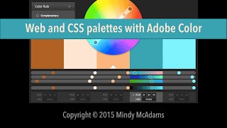 Web and CSS Palettes with Adobe Color [upl. by Ailuy205]