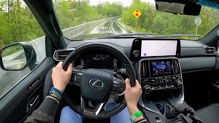 2022 Lexus LX600 Ultra Luxury  POV First Drive Binaural Audio [upl. by Annaert]