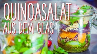 Quinoasalat im Glas  knackig frisch und lecker [upl. by Cod]