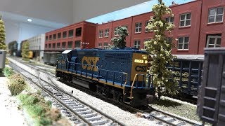 CSX Model Train Switching Operations [upl. by Mutat81]