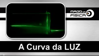 Mago da Física  A Curva da Luz Efeito Miragem [upl. by Kemme]