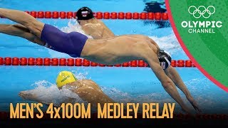 Michael Phelps Last Olympic Race  Swimming Mens 4x100m Medley Relay Final  Rio 2016 Replay [upl. by Hildagarde]