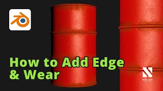 How to Add Edge and Wear  Blender Tutorial [upl. by Inanuah]