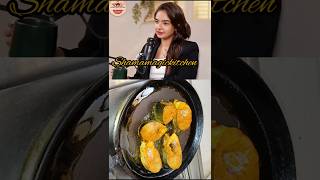 Anushka Sen Favourite Bengali Fish Recipe shorts fishfry viralshort trending youtubeshorts [upl. by Namwob]