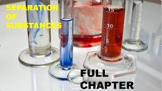 SEPARATION OF SUBSTANCES CLASS6 NCERT [upl. by Aydan]