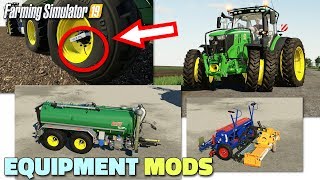 FS19  FBM TEAM Equipment Mods 20200307  review [upl. by Sinylg741]