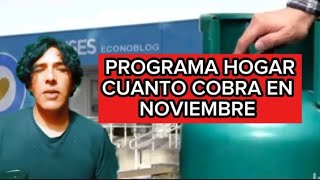 PROGRAMA HOGAR CUANTO COBRA EN NOVIEMBRE 2024 [upl. by Eugene]