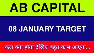 8 January Ab Capital Share  Ab capital Share latest news  Ab capital Share price today news [upl. by Wehttam]