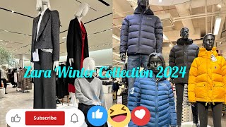 Zara Winter Collection 2024  Zara Women Dress 👗 batooljanvlogs [upl. by Wandie]