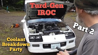 1987 IROC Camaro Coolant Leak Diagnosis [upl. by Gnod827]