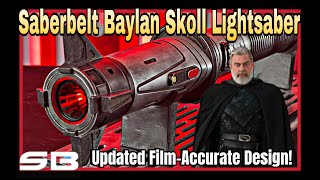 Saberbelt Baylan Skoll Lightsaber Review [upl. by Ahtoelc]