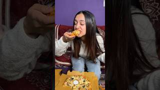 Cheese Pull Pizza 🍕Behen se ladai😂 shorts trendingshorts foodlover tasty viral meghachaube [upl. by Myrtia]