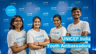 UNICEF India  Introducing our new Youth Advocates [upl. by Lybis179]