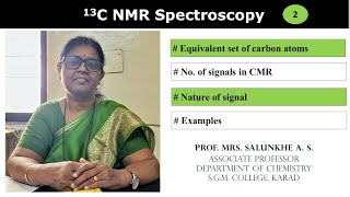 13C NMR spectroscopy Equivalent set of carbon atoms and nature of signal [upl. by Aisile]