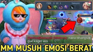 NANA GAJAH BERULAH LAGI LOCK MM MUSUH SAMPAI EMOSI amp LANGSUNG DI BLACKLIST MOBILE LEGENDS [upl. by Ellerihs715]