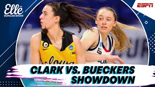 Final Four Preview Caitlin Clark vs Paige Bueckers Superstar Showdown  The Elle Duncan Show [upl. by Sigismund]