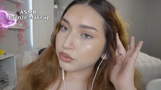 ASMR doing my makeup [upl. by Ahsemot]