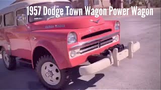 1957 Dodge Town Wagon Power Wagon With 315 Hemi [upl. by Yasibit]