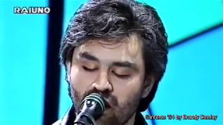 Il mare calmo della sera  Andrea Bocelli at Festival Sanremo 1994 [upl. by Lawrence]