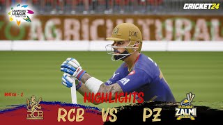 Royal Challengers Bengaluru VS Peshawar zalmi Highlights  Match2 CLT20 HIGHLIGHTS  VIRAT VS BABAR [upl. by Madigan]