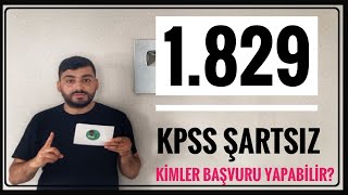 1829 İŞÇİ ALIMI  KPSS ŞARTSIZ KURA İLE ALIM MİLLİ SAVUNMA BAKANLIĞI İŞÇİ ALIMI KADRO DAĞILIMI [upl. by Deb]