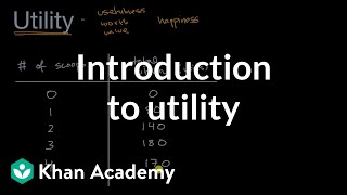 Introduction to utility  APⓇ Microeconomics  Khan Academy [upl. by Yonah]