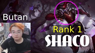 RANK 1 SHACO Butan Shaco vs Reksai ButanLoL [upl. by Annora]