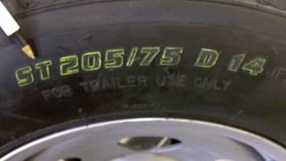 RecStuffcom  How To Read Sidewall Of a Trailer Tire [upl. by Nikos773]