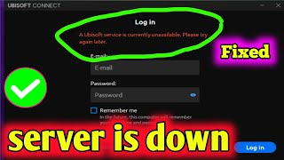 fix Ubisoft Connect A Ubisoft service is currently unavailable not working login Server down [upl. by Noteloc]