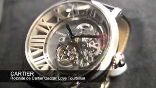 CartierRotonde de Cartier Cadran Love Tourbillon [upl. by Selia]